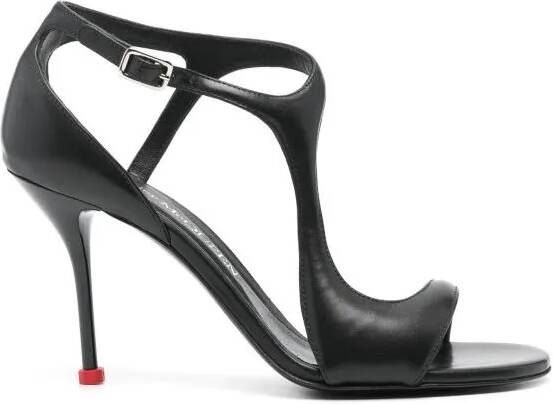 Alexander mcqueen Sandalen Black Harness Sandals in zwart