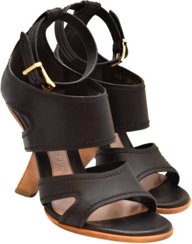 Alexander mcqueen Sandalen Sandal Black in zwart