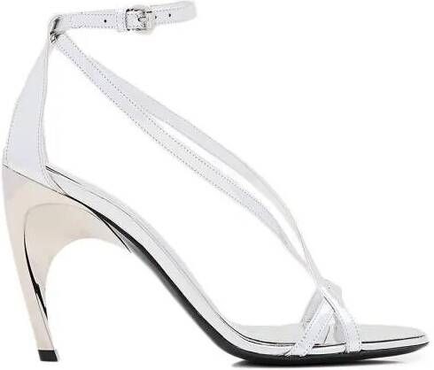 alexander mcqueen Sandalen Sandal W Metal Heel in wit