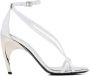 Alexander mcqueen Zilveren Sandalen met Multi-Way Bandjes Gray Dames - Thumbnail 2