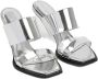 Alexander mcqueen Sandalen Silver Calf Leather Sandals in zilver - Thumbnail 1