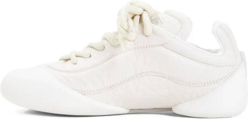 Alexander mcqueen Lage-top sneaker Off White Leather Sneakers in wit