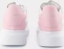 Alexander mcqueen Low-Top Sneakers Oversized Hybrid Sneakers Leather White Pink in poeder roze - Thumbnail 2