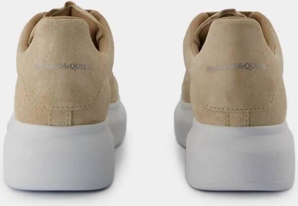 alexander mcqueen Low-Top Sneakers Oversized Sneakers Leather Beige in beige