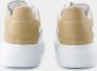 Alexander mcqueen Low-Top Sneakers Oversized Sneakers Leather White Camel in wit - Thumbnail 1