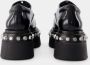 Alexander wang Zwarte leren Derby-schoenen Black Dames - Thumbnail 2