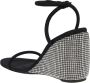 Alexander wang Sandalen Dahlia 95 Crystal Wedge Sandals Black in zwart - Thumbnail 1