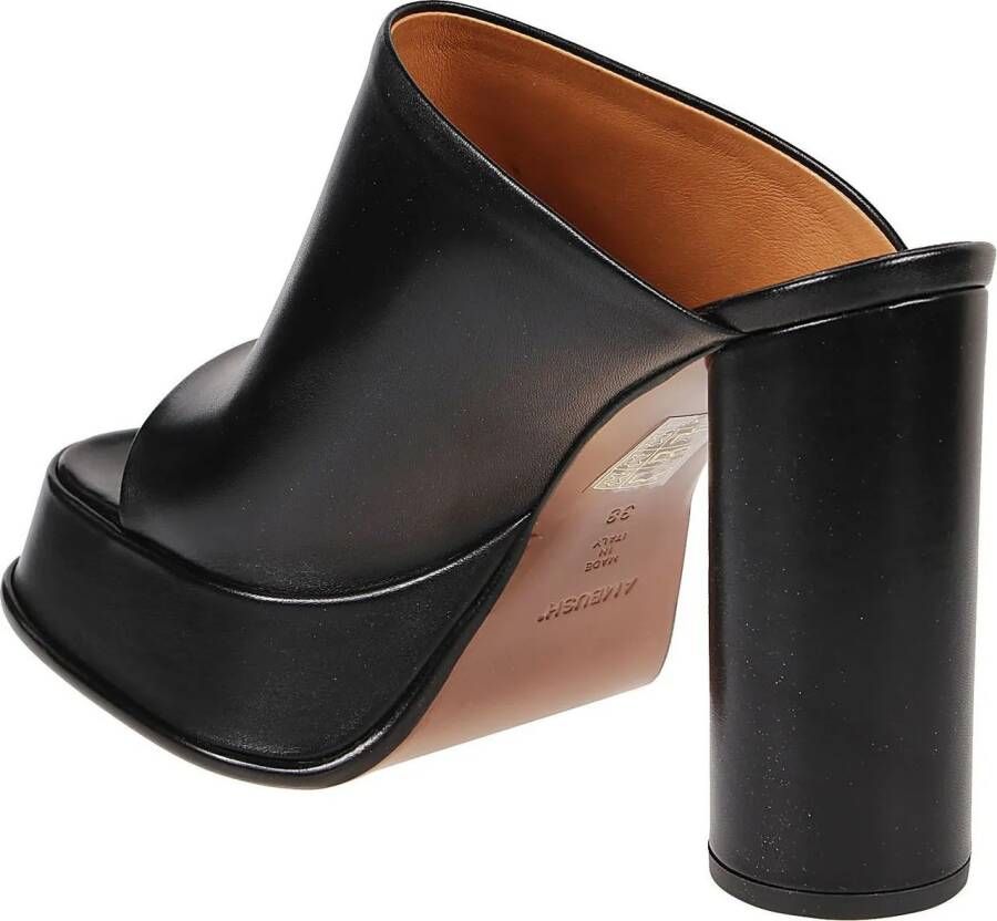 Ambush Loafers Platform Mules Black in zwart