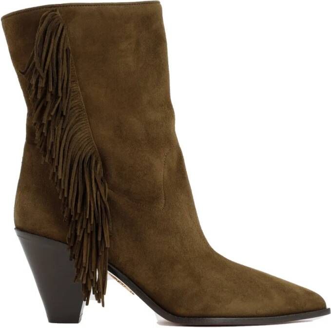 Aquazzura Boots Marfa 70 Boots in bruin