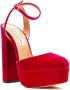 Aquazzura Hoge hakken Decollete Pink in poeder roze - Thumbnail 1