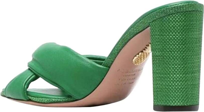 Aquazzura Sandalen Sandal Green in groen