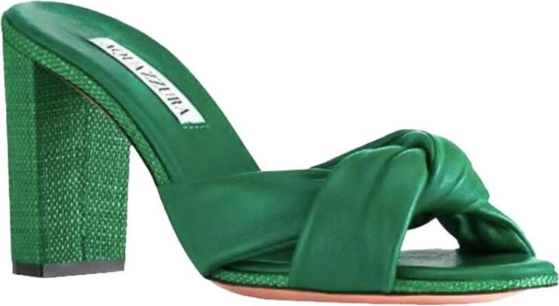 Aquazzura Sandalen Sandal Green in groen