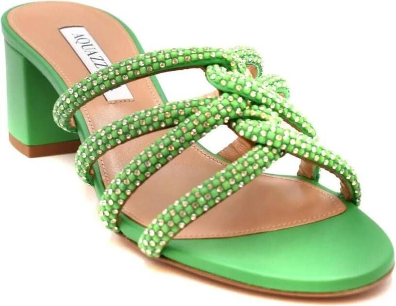 Aquazzura Sandalen Sandals Green in groen