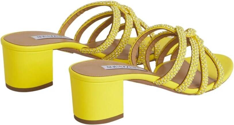 Aquazzura Sandalen Sandals Yellow in geel