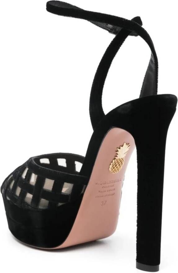 Aquazzura Slippers & Mules Sandals Black in zwart