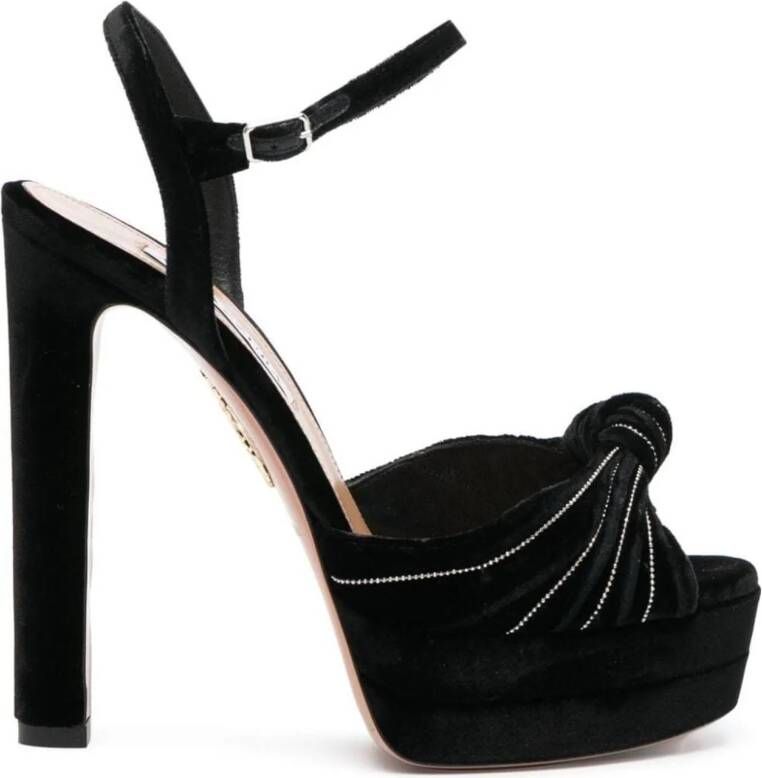 Aquazzura Slippers & Mules Sandals Black in zwart