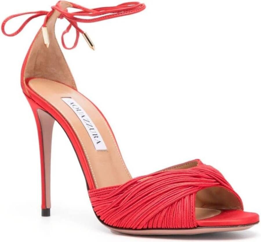 Aquazzura Slippers & Mules Sandals Pink in poeder roze