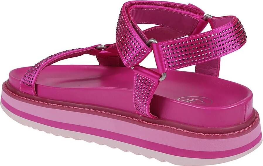 Ash Sandalen Ugostrass Sandals Pink & Purple in poeder roze