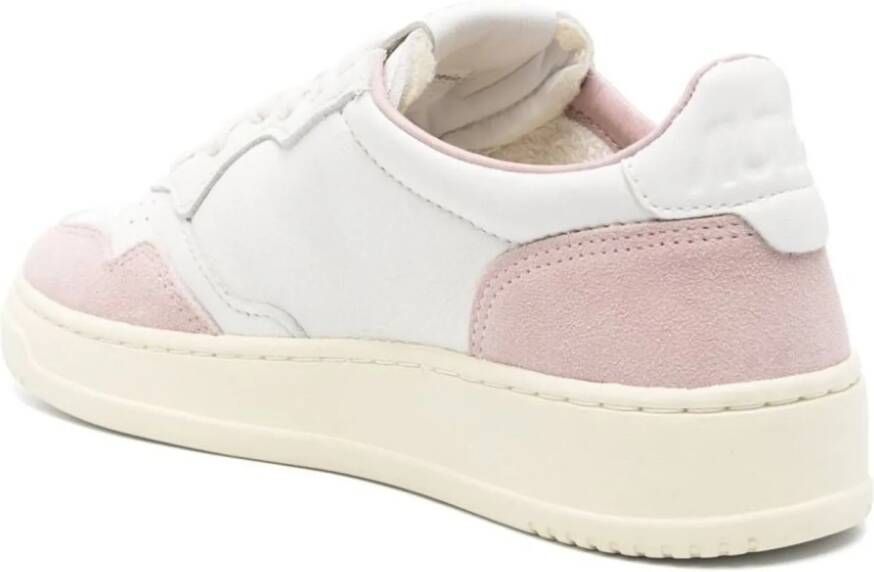 Autry International Low-Top Sneakers baskets medaillees 8 in poeder roze