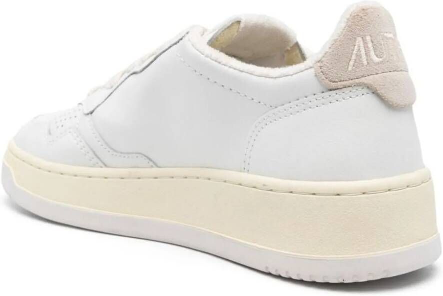 Autry International Low-Top Sneakers baskets medalist en cuir 11 in beige