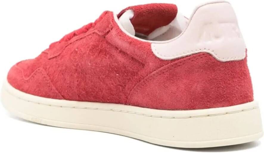 Autry International Low-Top Sneakers Medalist Flat Low Sneakers in rood