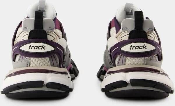 Balenciaga Low-Top Sneakers Track Sneakers Synthetic Grey Purple in grijs