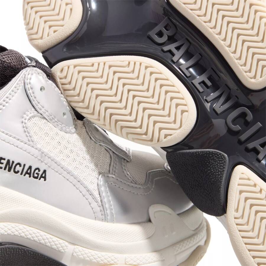 Balenciaga Sneakers Triple S Metallic in zilver