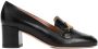 Bally Zwarte Loafers met Gouden Logo Plaque Black Dames - Thumbnail 2