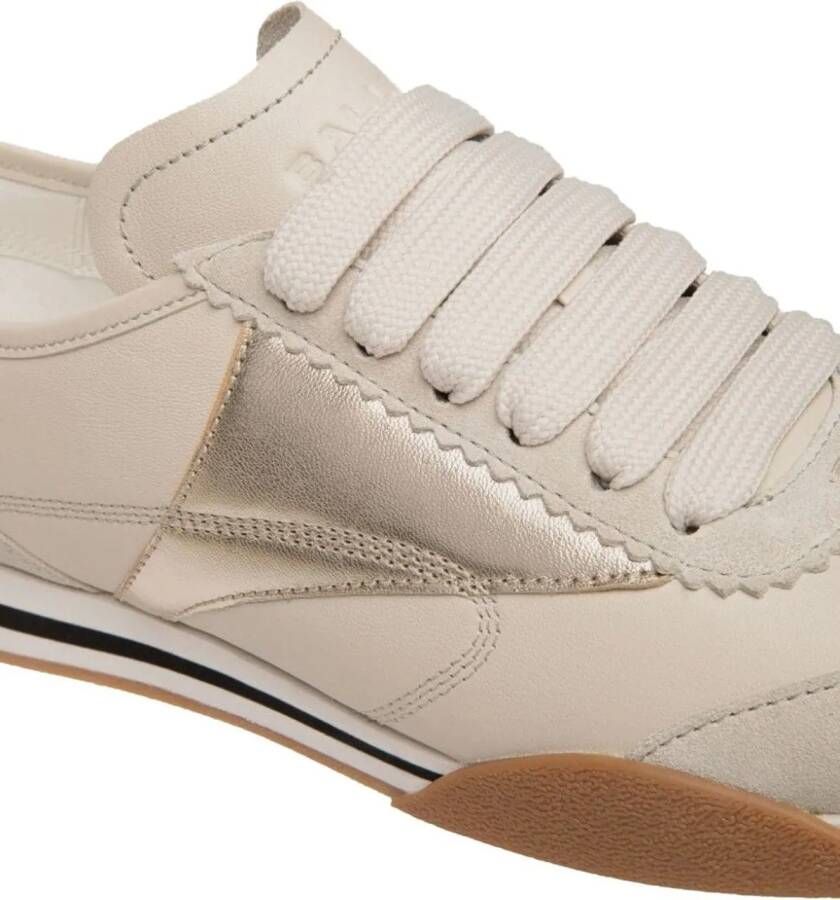 Bally Lage-top sneaker Sneakers Gold in goud