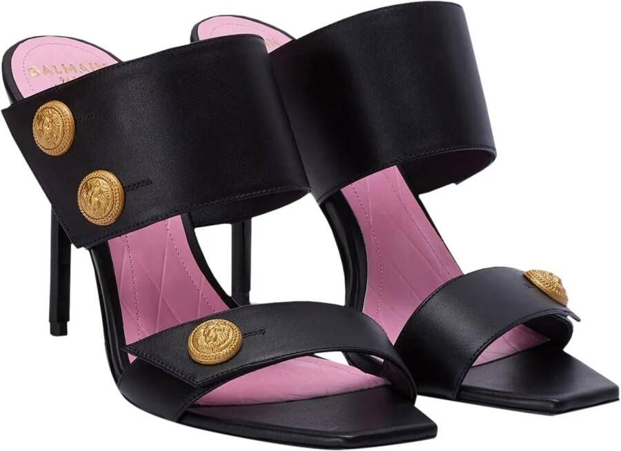 Balmain Hoge hakken Eva Heel Sandals in zwart