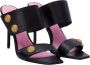 Balmain Hoge hakken Eva Heel Sandals in zwart - Thumbnail 1