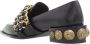 Balmain Loafers Coin Chain Loafers Leather in zwart - Thumbnail 1