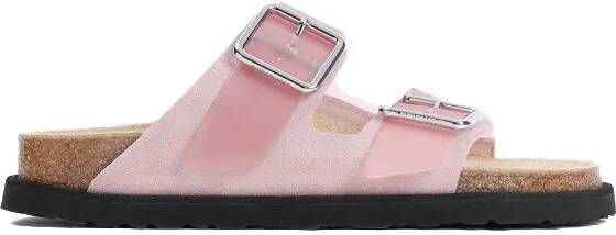 Birkenstock Sandalen Leather Arizona Sandals in roze