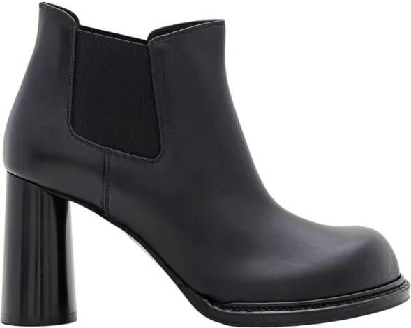 Bottega Veneta Boots 80Mm Cliff Chelsea Ankle Boots in zwart