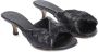 Bottega Veneta Sandalen Blink Black Lamb Leather Mules in zwart - Thumbnail 1