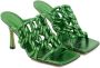 Bottega Veneta Sandalen Green Stretch Mules in groen - Thumbnail 1