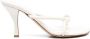 Bottega Veneta Sandalen White Leather Sandals in wit - Thumbnail 1