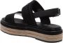 Calvin Klein Sandalen Flatform Wedge in zwart - Thumbnail 2