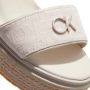 Calvin Klein Elegante Hoge Hak Sandalen Beige Dames - Thumbnail 2