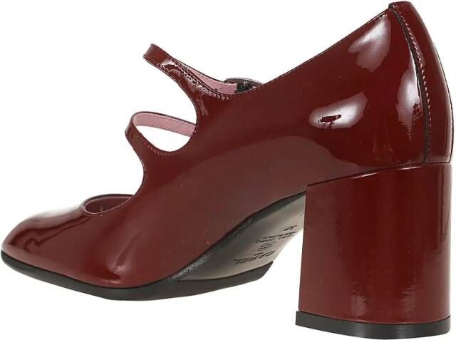 Carel Paris Hoge hakken High-Heeled Mary Jane With Beveled Heel in rood