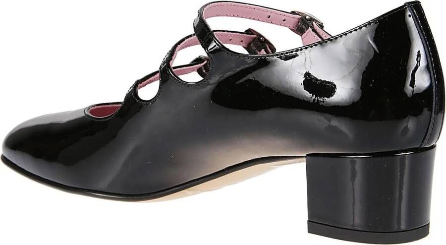 Carel Paris Hoge hakken Kina Pumps Black in zwart