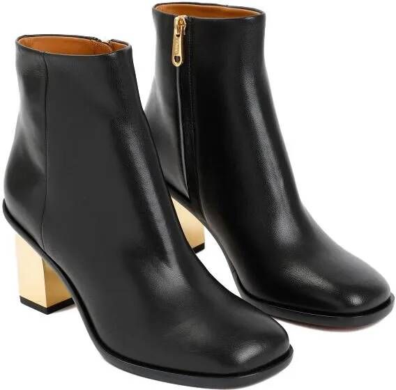 Chloé Boots Black Rebecca Leather Boots in zwart