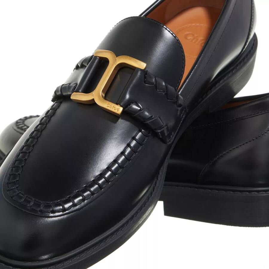 Chloé Loafers & ballerina schoenen Marcie Loafers in zwart