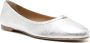 Chloé Low-Top Sneakers Marcie Metallic Leather Ballerina Flats in zilver - Thumbnail 2