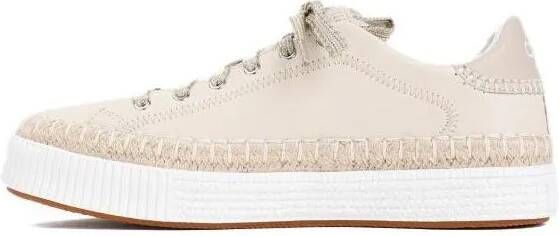 Chloé Low-Top Sneakers Telma Leather Sneakers in beige