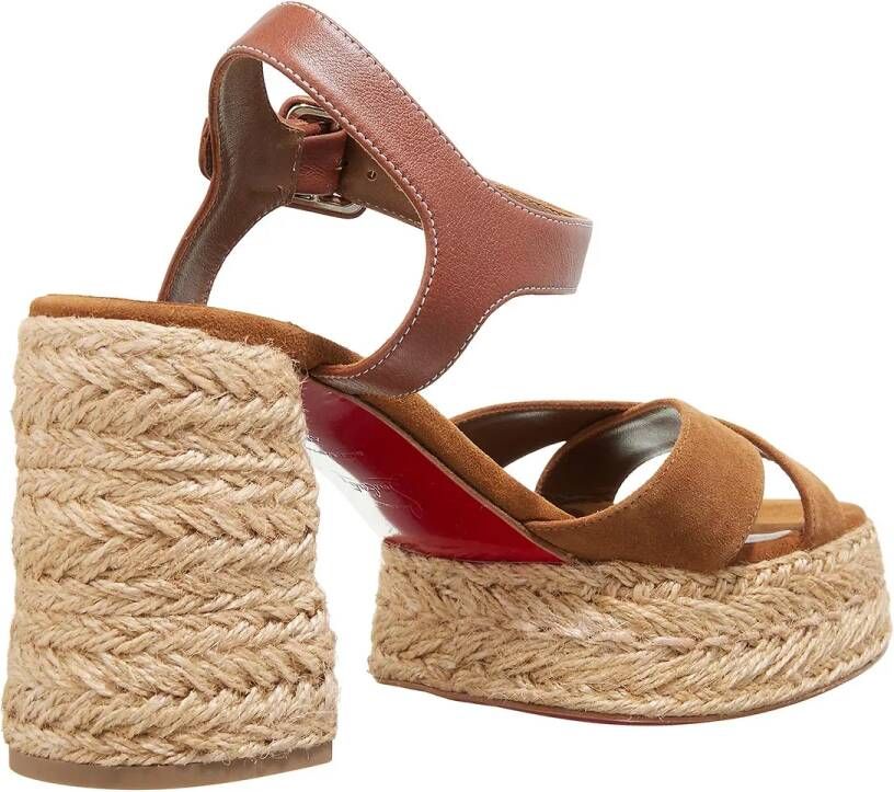 Christian Louboutin Espadrilles Calakala 85 mm Espadrilles in bruin