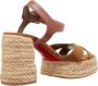 Christian Louboutin Espadrilles Calakala 85 mm Espadrilles in bruin - Thumbnail 1