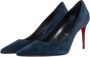 Christian Louboutin Hoge hakken Kate 85 Pumps in blauw - Thumbnail 1