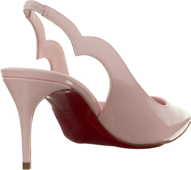 Christian Louboutin Pumps & high heels Hot Chick Sling 70 Patent Lining in poeder roze