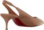 Christian Louboutin Pumps & high heels Sporty Kate Sling 55 Nappa Lining in beige - Thumbnail 1